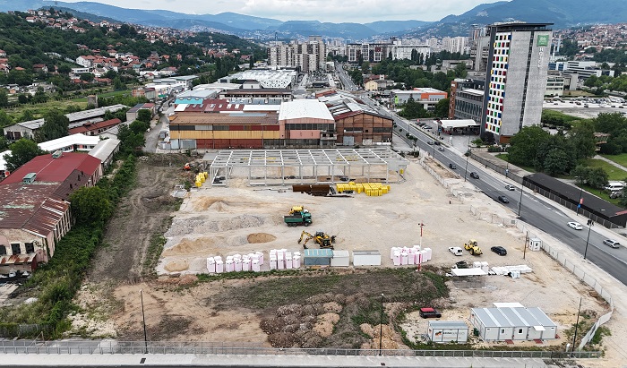 Prvi sarajevski Lidl dobio svoju konstrukciju, pogledajte kako izgleda