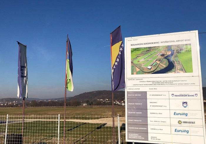 Vlada FBiH dala još 12 miliona za gradnju Aerodroma Bihać