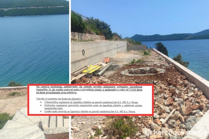 Lijanović nelegalno gradio u Neumu