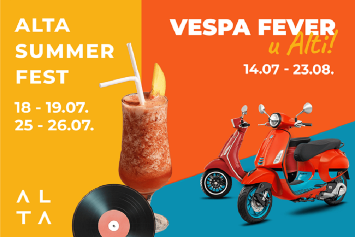 Posjeti ALTA SC, priključi se festivalu na otvorenom i osvoji kultnu Vespu