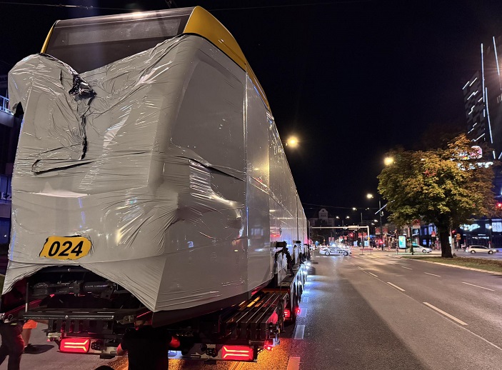U Sarajevo je stigao 24. Stadler tramvaj