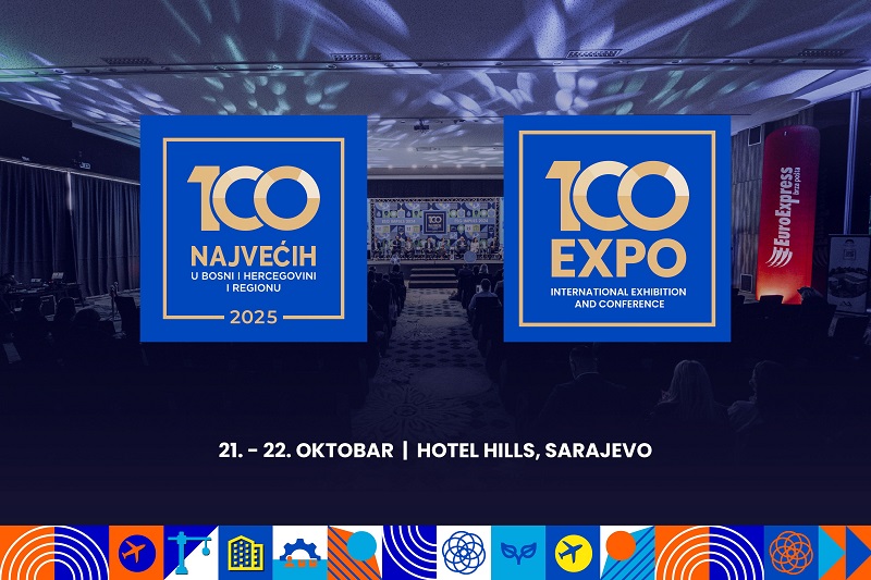 Privredni događaj kakav odavno nije održan u Sarajevu: 100 EXPO i „100 najvećih u BiH“ će spojiti region