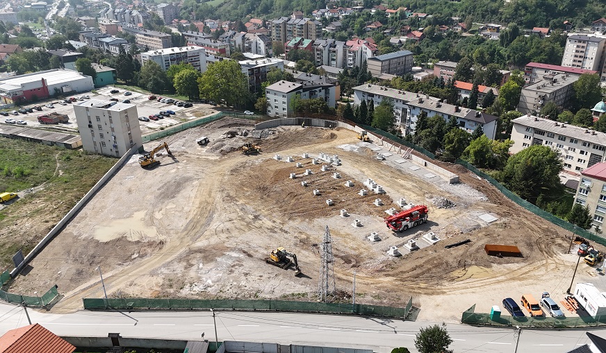 Počela gradnja Lidla na mjestu srušenog simbola bh. grada