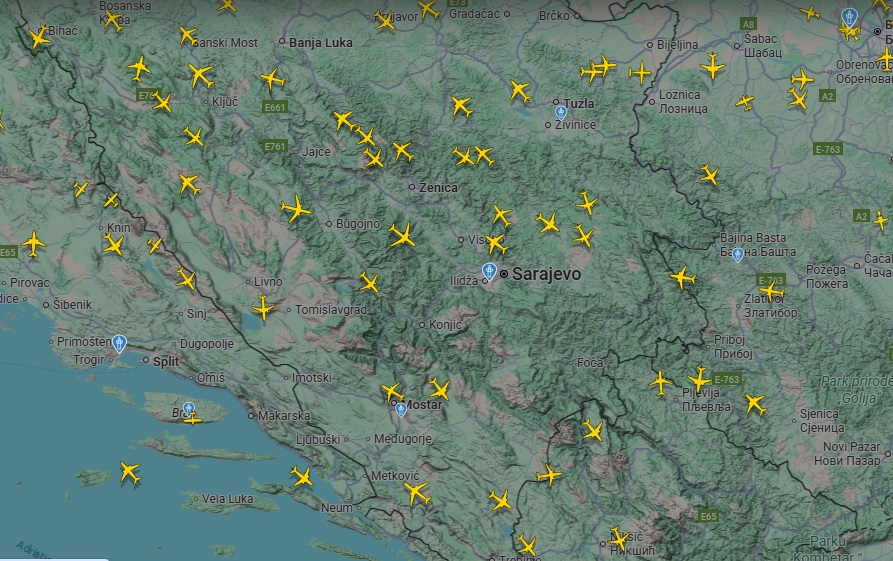 Na Aerodrom Sarajevo danas slijeće veći broj privatnih aviona iz cijelog svijeta